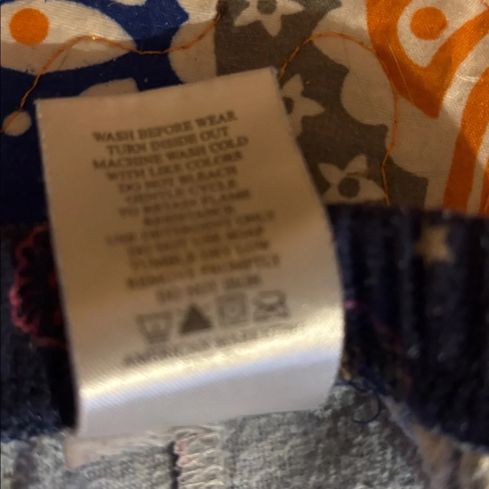 Navy Little Miss Sunshine Pajama Pants Small
